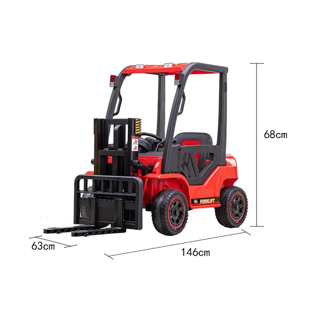 Kids Electric Forklift Ride On With Lifting Pallet & Remote 12v - (Ages 3-7) - Image 8
