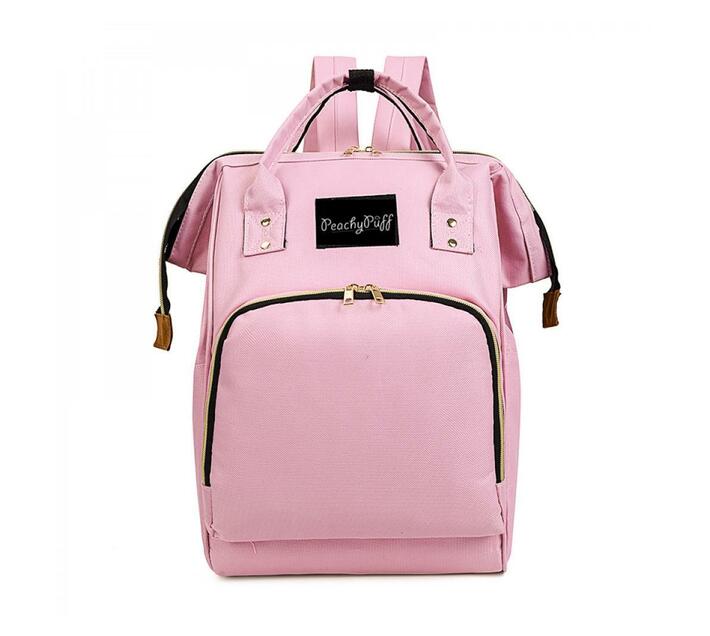 diaper backpack pink