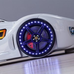 luxury car bed white 3