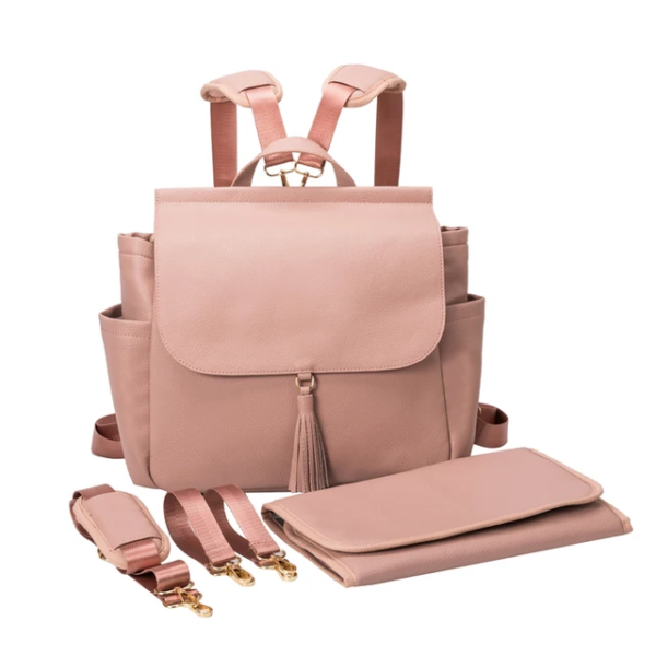 Lily Vegan Leather Diaper Bag