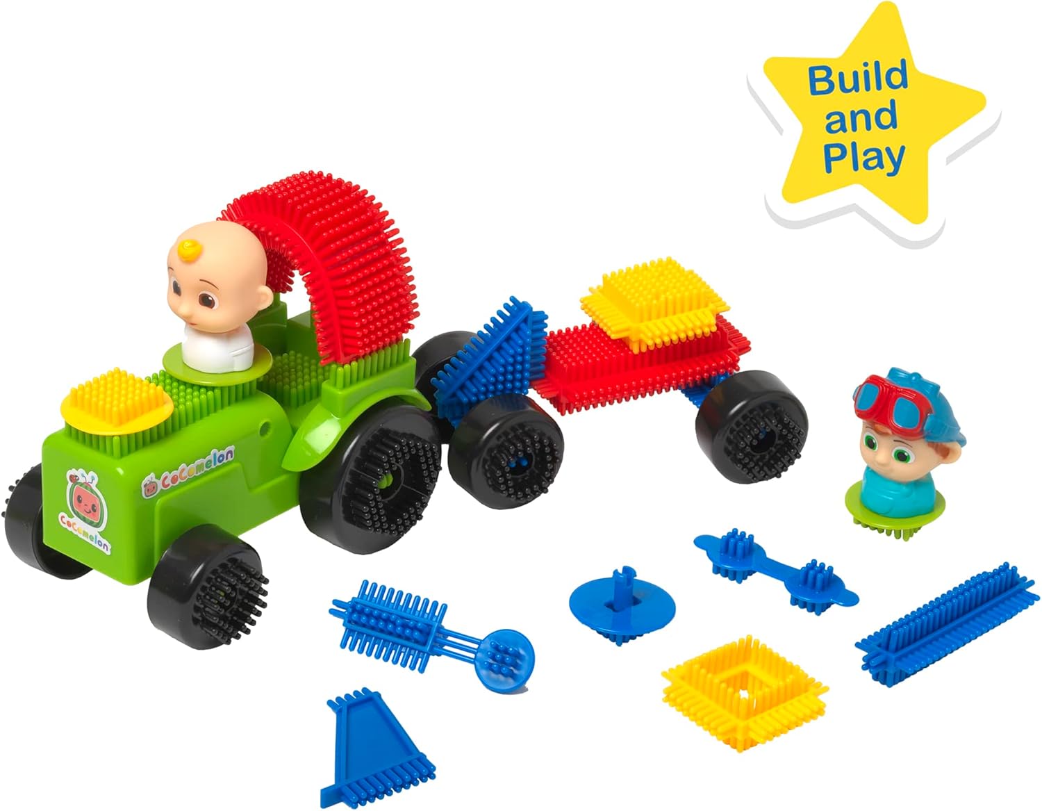 Cocomelon Fun Bricks Farm Tractor Kit - Image 3