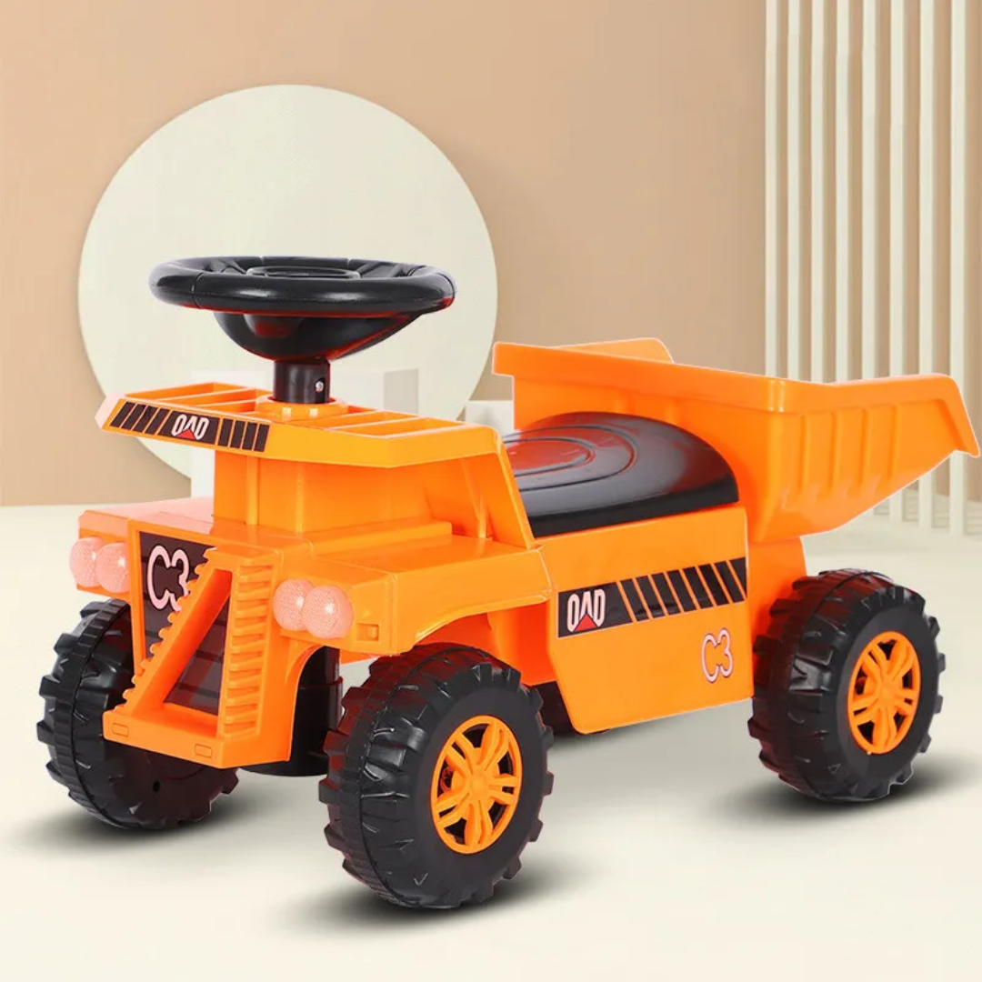 Dump Truck Push Car