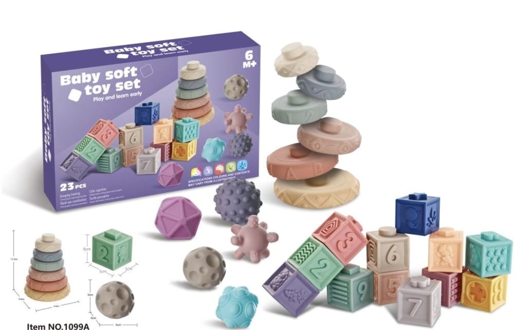 23 Pieces Baby Soft Toy Set