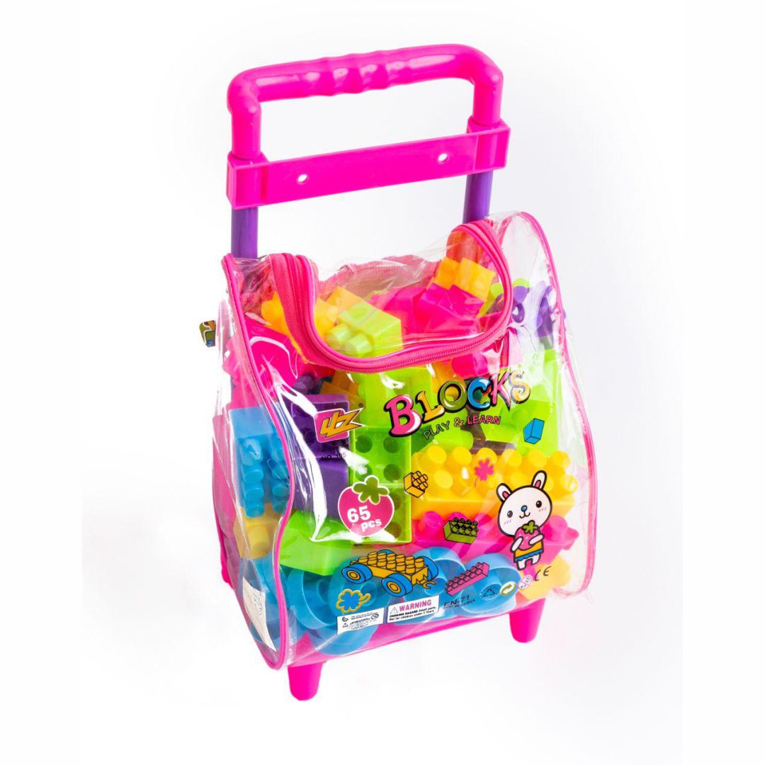 Kids 65pce Educational Building Blocks