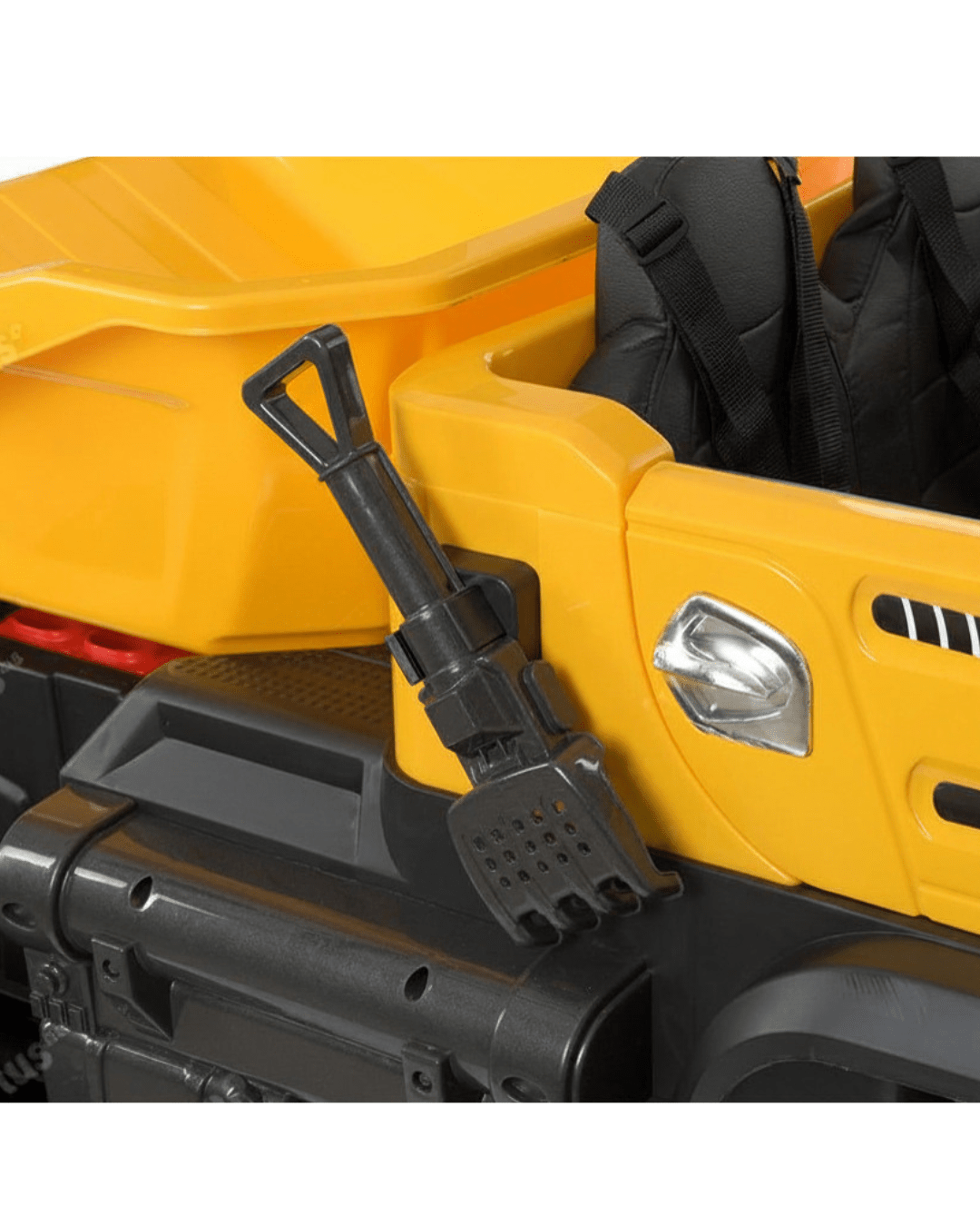 Premium 12V Kids Ride-On Monster Dump Truck-Rubber Wheels -Leather Seat & Auto-Tipper-(ages 3-9) - Image 4