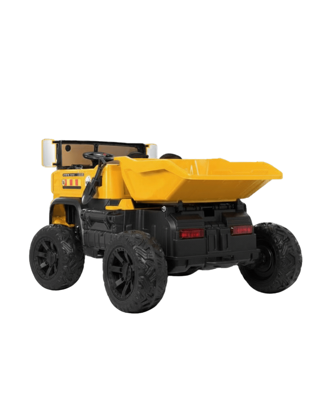 Premium 12V Kids Ride-On Monster Dump Truck-Rubber Wheels -Leather Seat & Auto-Tipper-(ages 3-9) - Image 6