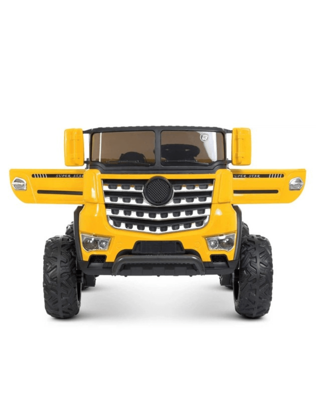 Premium 12V Kids Ride-On Monster Dump Truck-Rubber Wheels -Leather Seat & Auto-Tipper-(ages 3-9) - Image 5