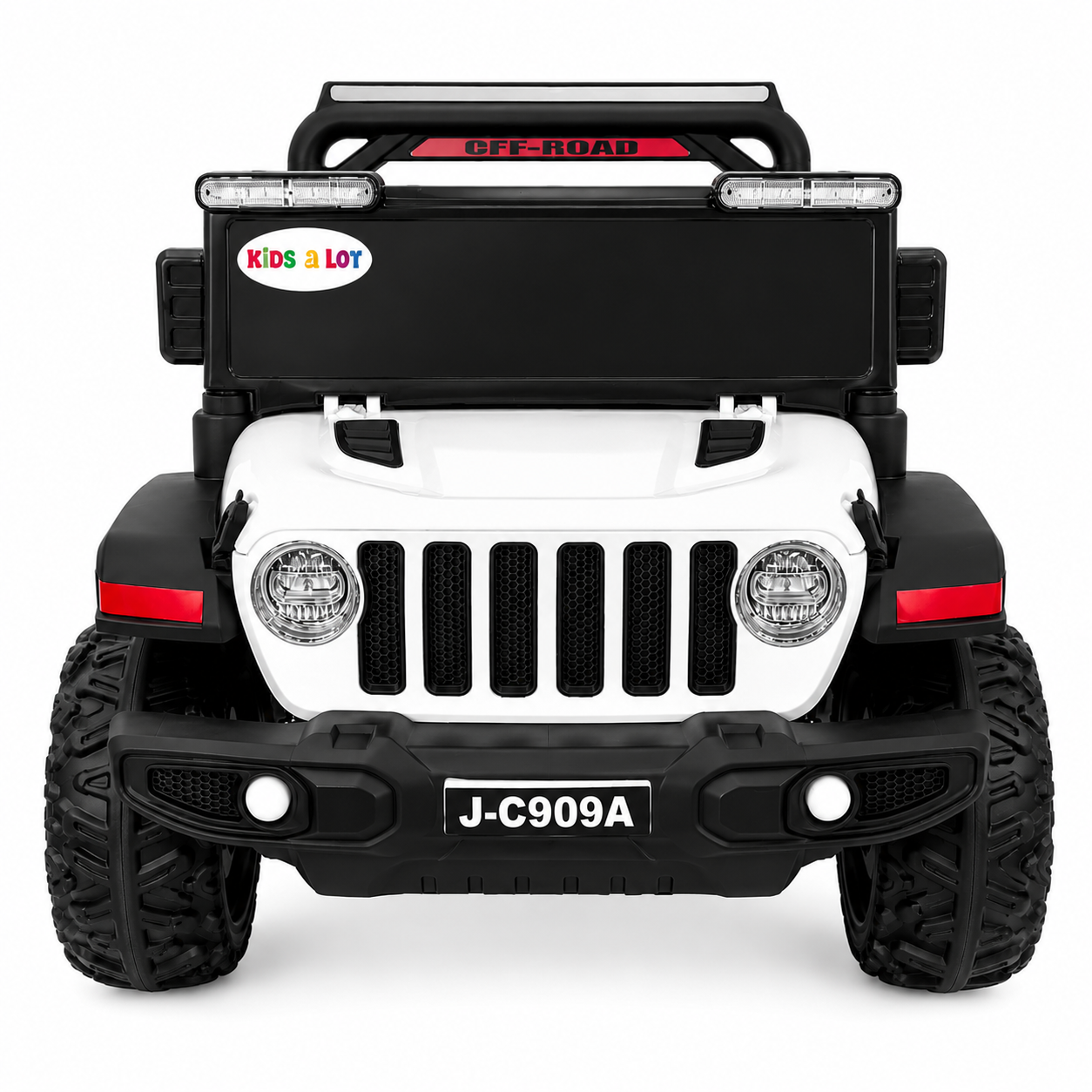 Premium Kids Off-Road Mini Adventure Jeep (12V) – Leather Seats & EVA Wheels-12v (ages 1-4) - Image 4