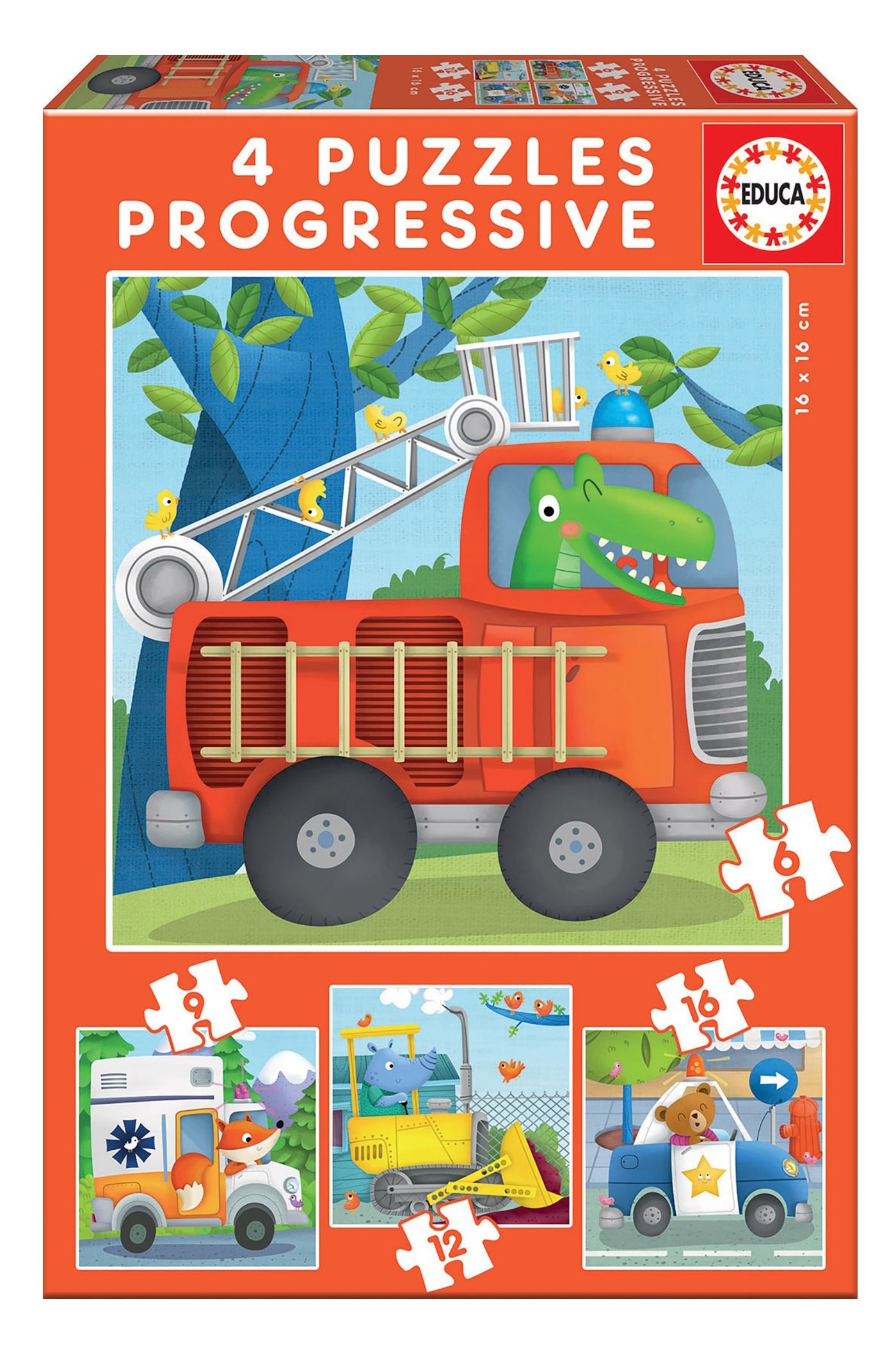 Multi 4 Puzzles - Rescue Patrol (6,9,12,16 Piece)