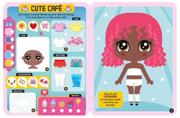 Fashion Dolls - Style City Sticker Book - Image 3