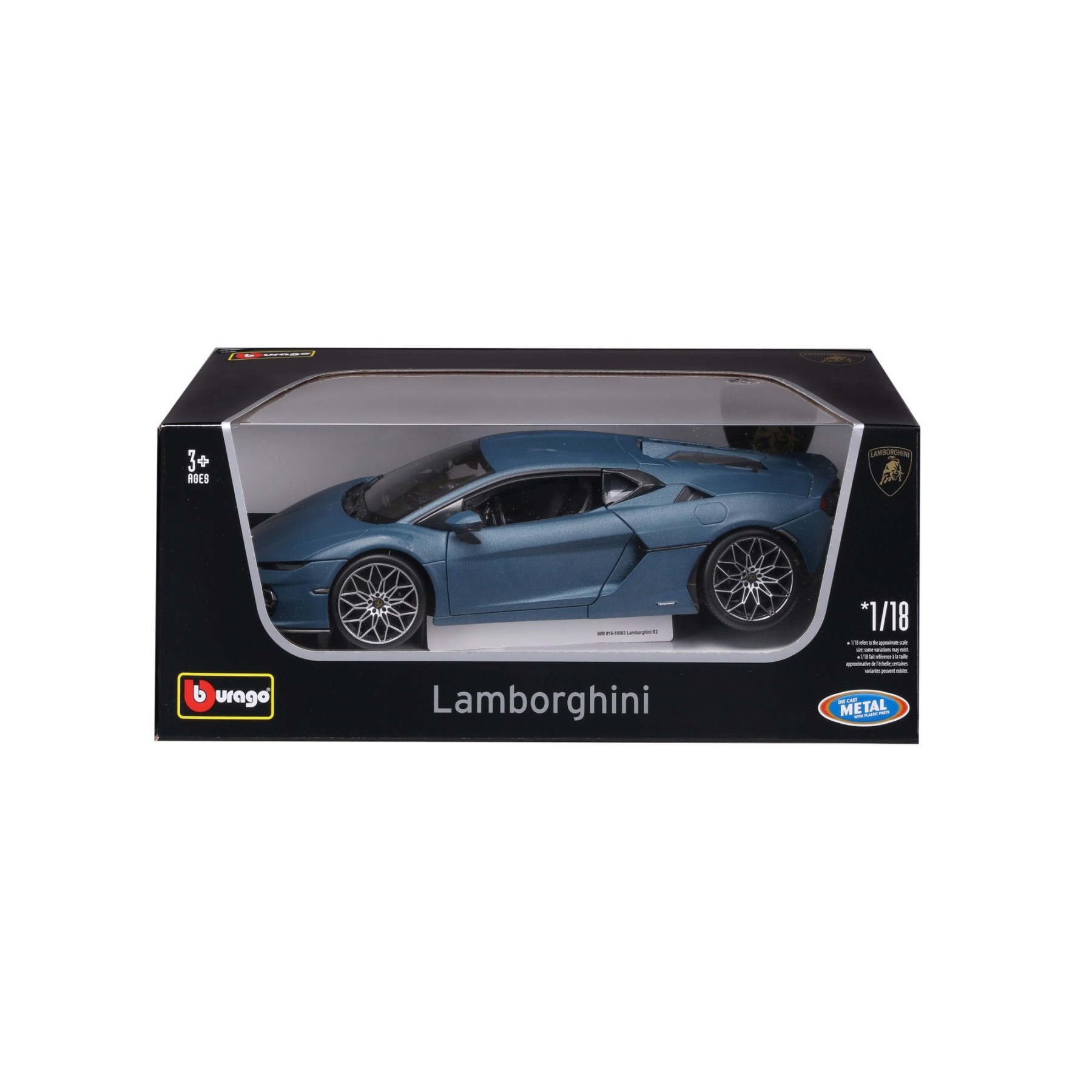burago 1/18 Lamborghini Temerario 2025 (26cm Long) - Image 6