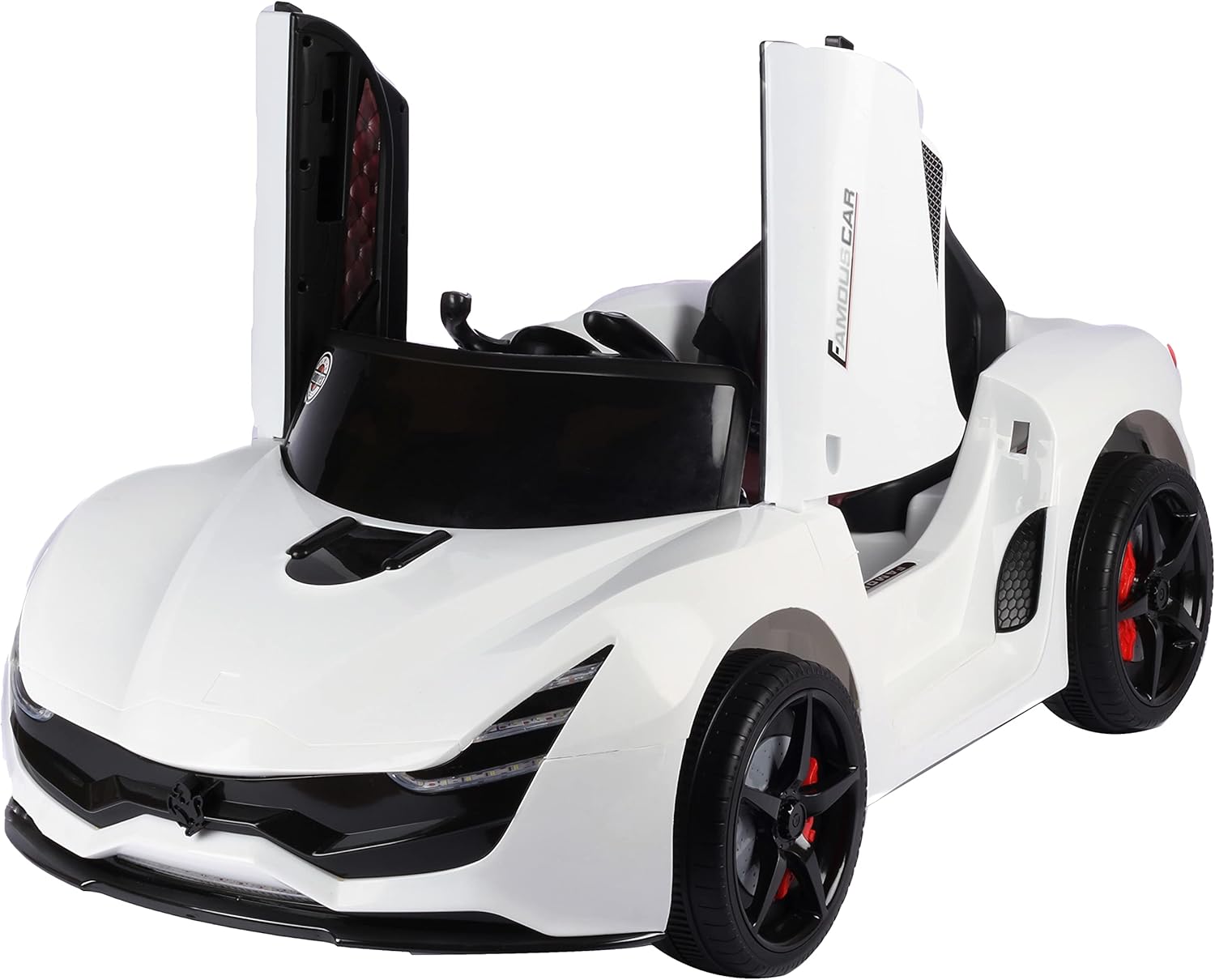 Kids Electric Ride On Roadster Sports Car 12v (Ages 2-5) - Image 7