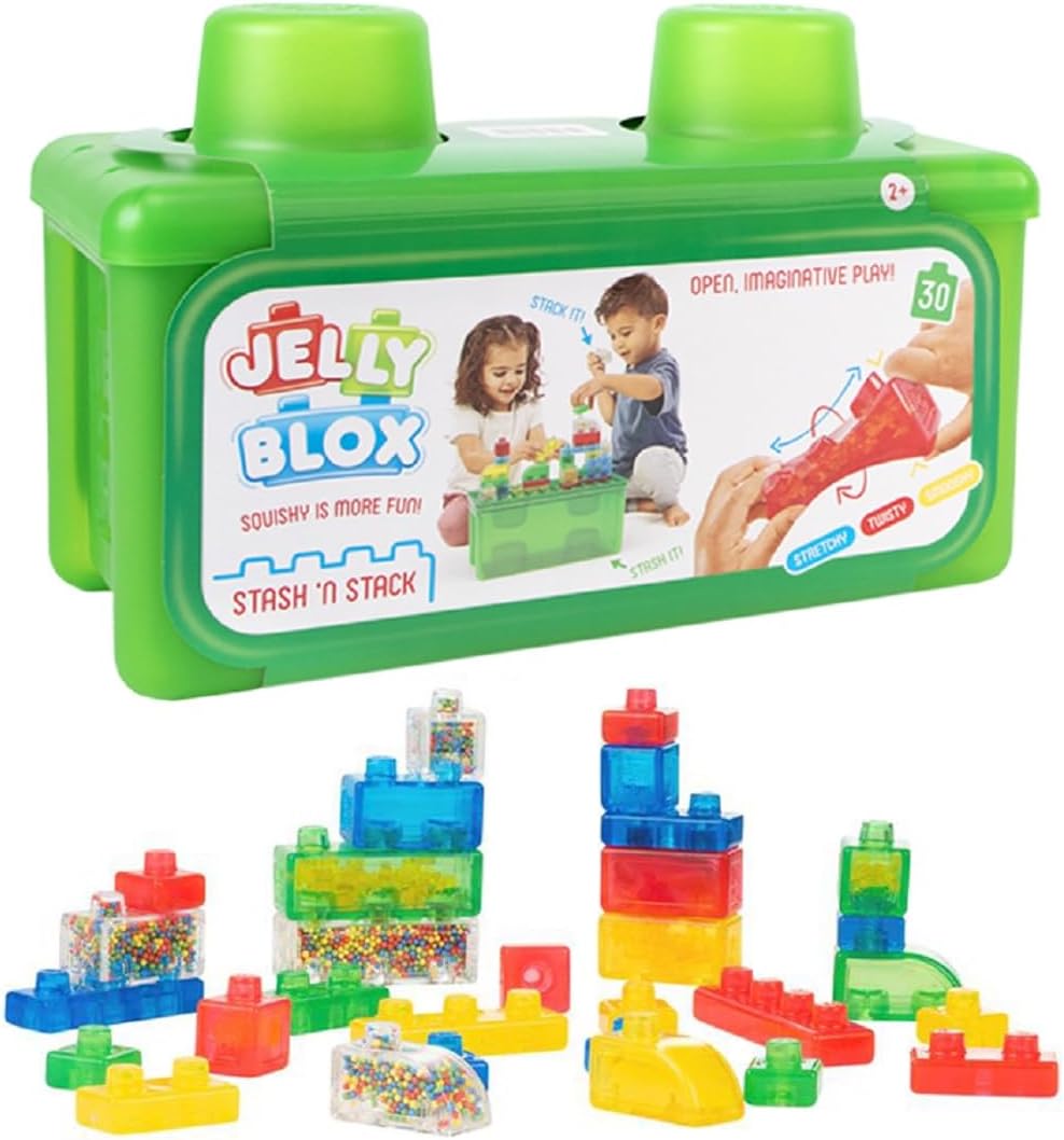Jelly Blox Stash & Stack 2-in-1 Storage Case - 30-Piece - Image 11