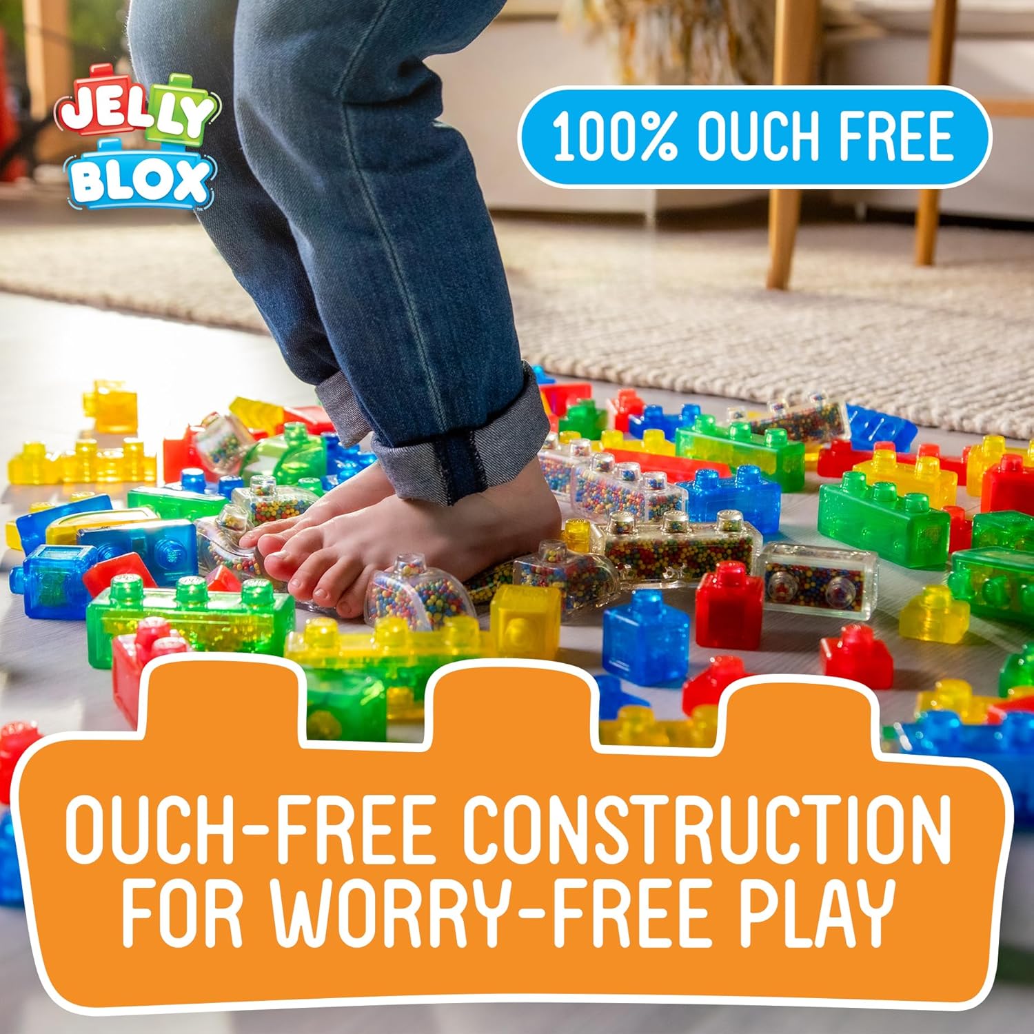 Jelly Blox Stash & Stack 2-in-1 Storage Case - 30-Piece - Image 6