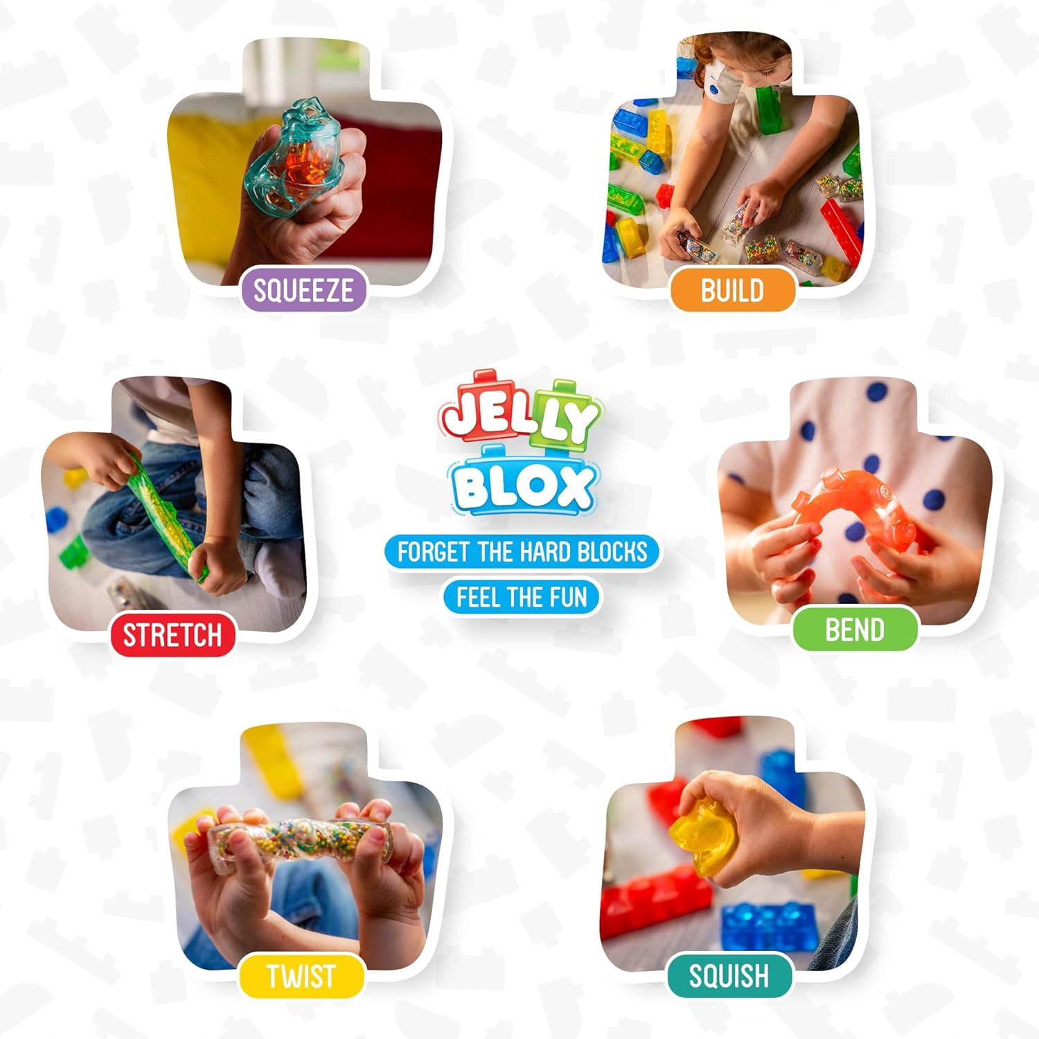 Jelly Blox Stash & Stack 2-in-1 Storage Case - 30-Piece - Image 5