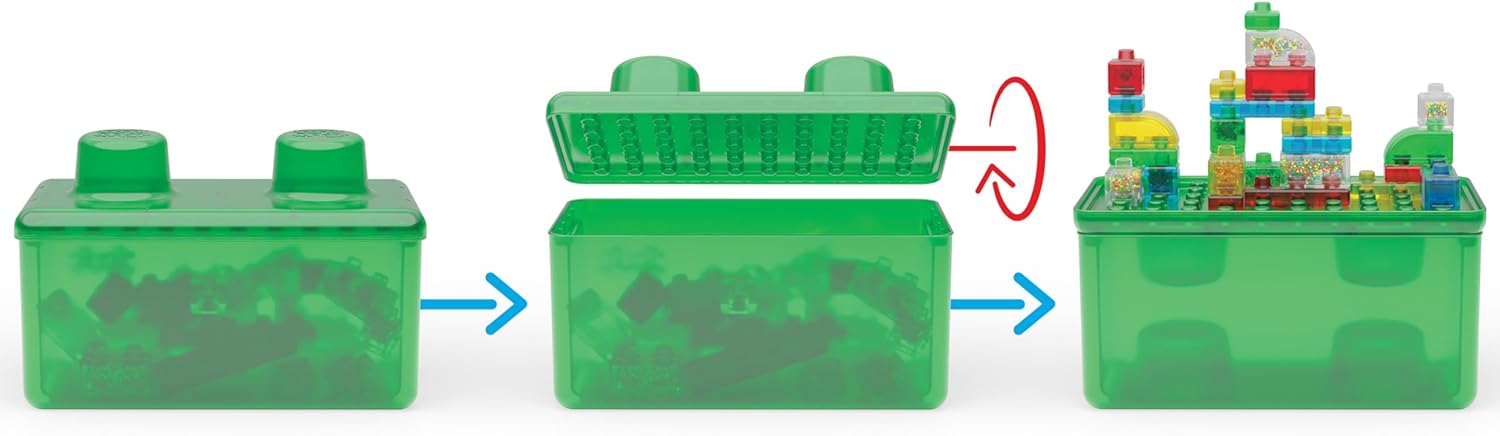 Jelly Blox Stash & Stack 2-in-1 Storage Case - 30-Piece - Image 4