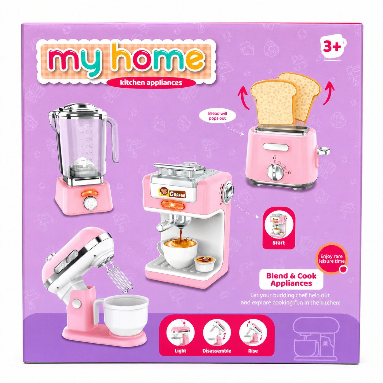 Moncha 4pce Kitchen Collection Playset - Image 3