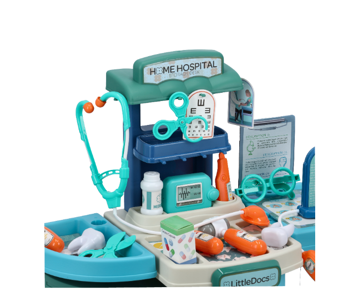 Moncha 39Pc 2-in-1 Home Hospital Playset - Image 4