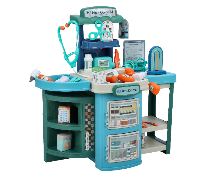 Moncha 39Pc 2-in-1 Home Hospital Playset - Image 3