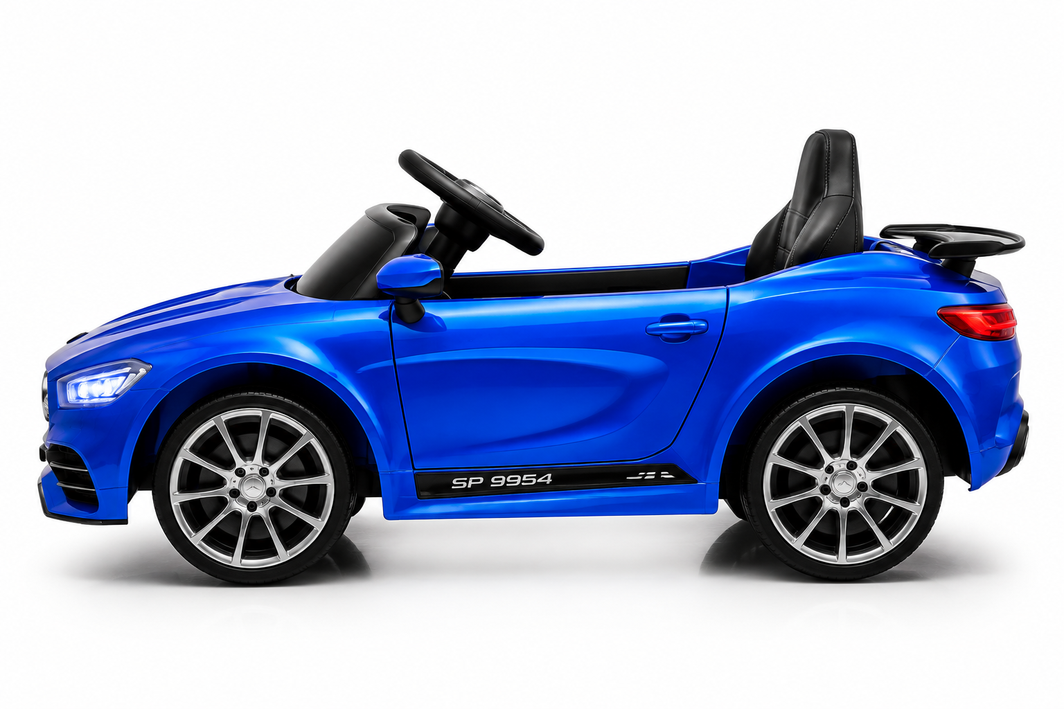 Merc Style Luxury Sport Car -12v -(Ages 2-5)- Padded Leather Seats - Image 5