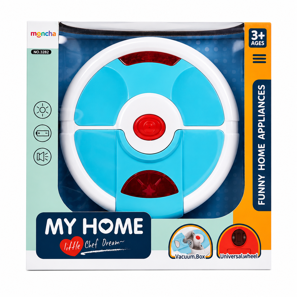 Moncha Intelligent Robot Vacuum Cleaner Toy