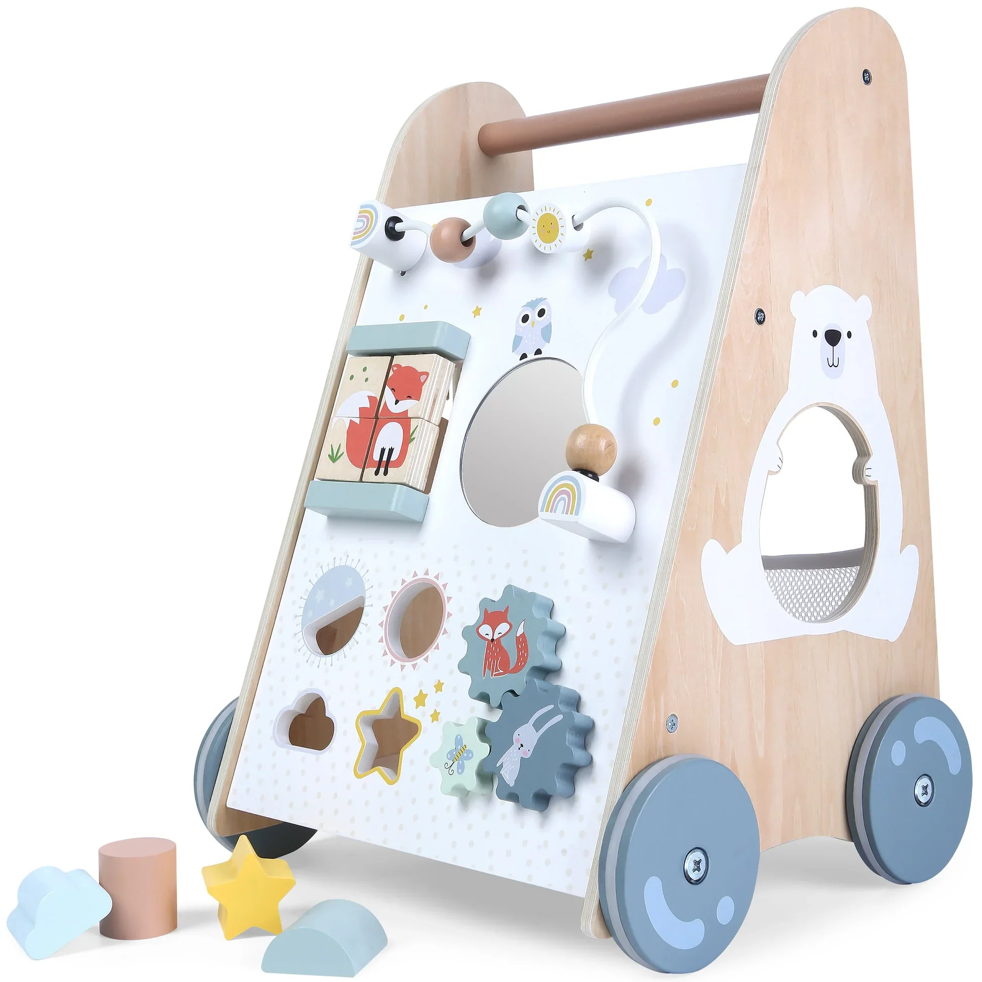 Edufun Multi Wooden Activity Walker - Image 5