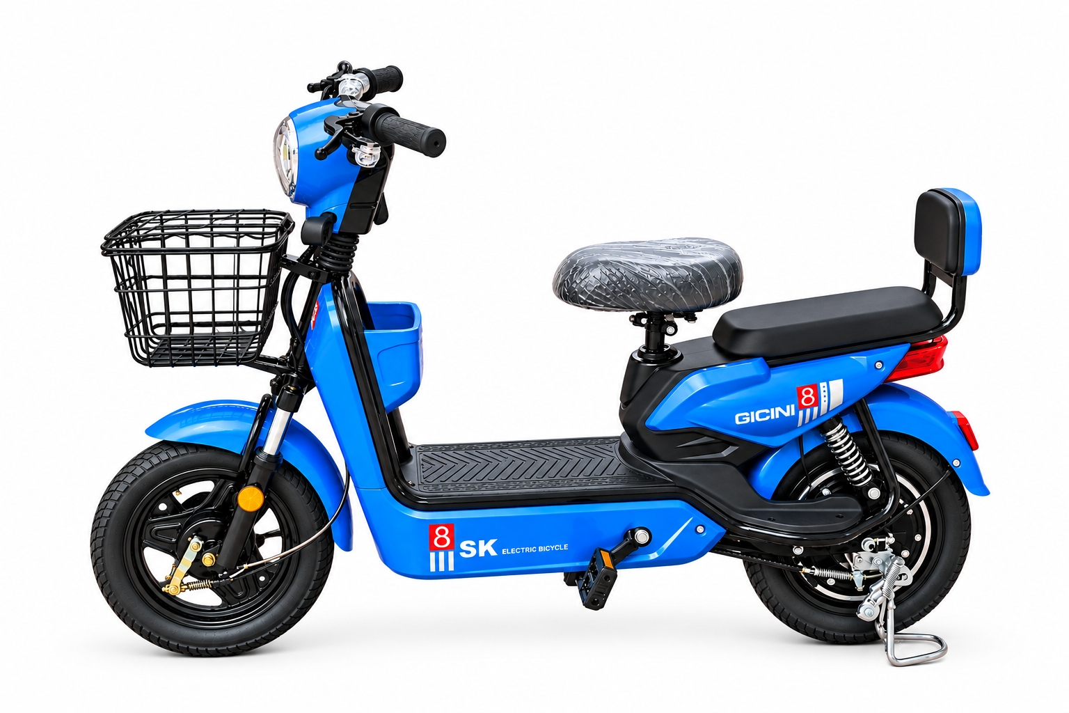 Urban Cruiser 48V Dual Seat Electric Commuter Bike with Remote And Alarm