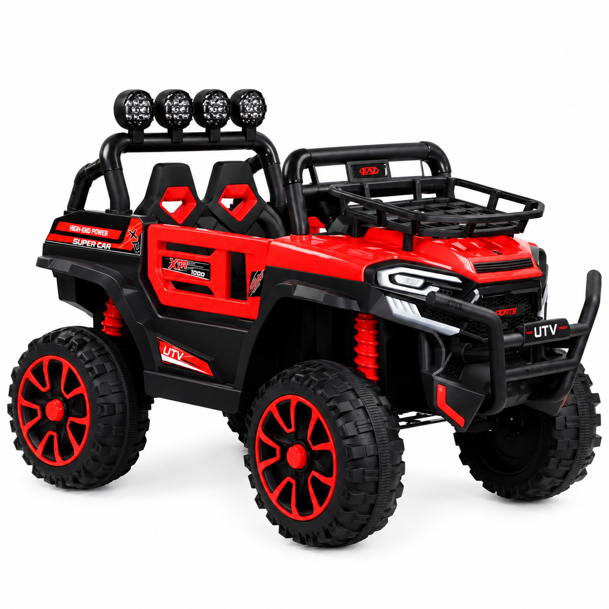 WildTrak 2 Seater Jeep Electric Ride-On ATV with Parental Remote Control- 12v- (Ages 3-8)