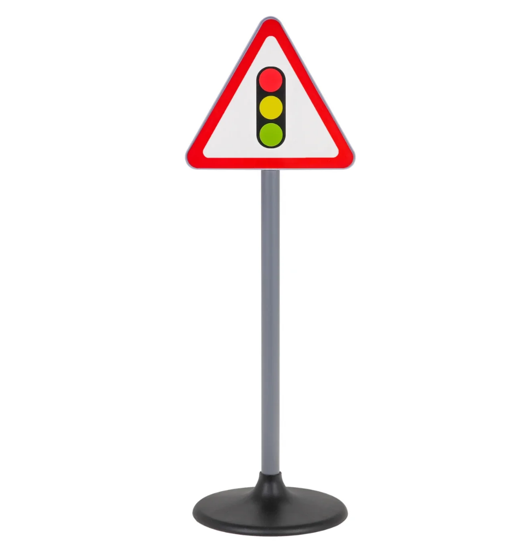 5-Piece Educational Traffic Road Signs Playset (70cm) - Image 3