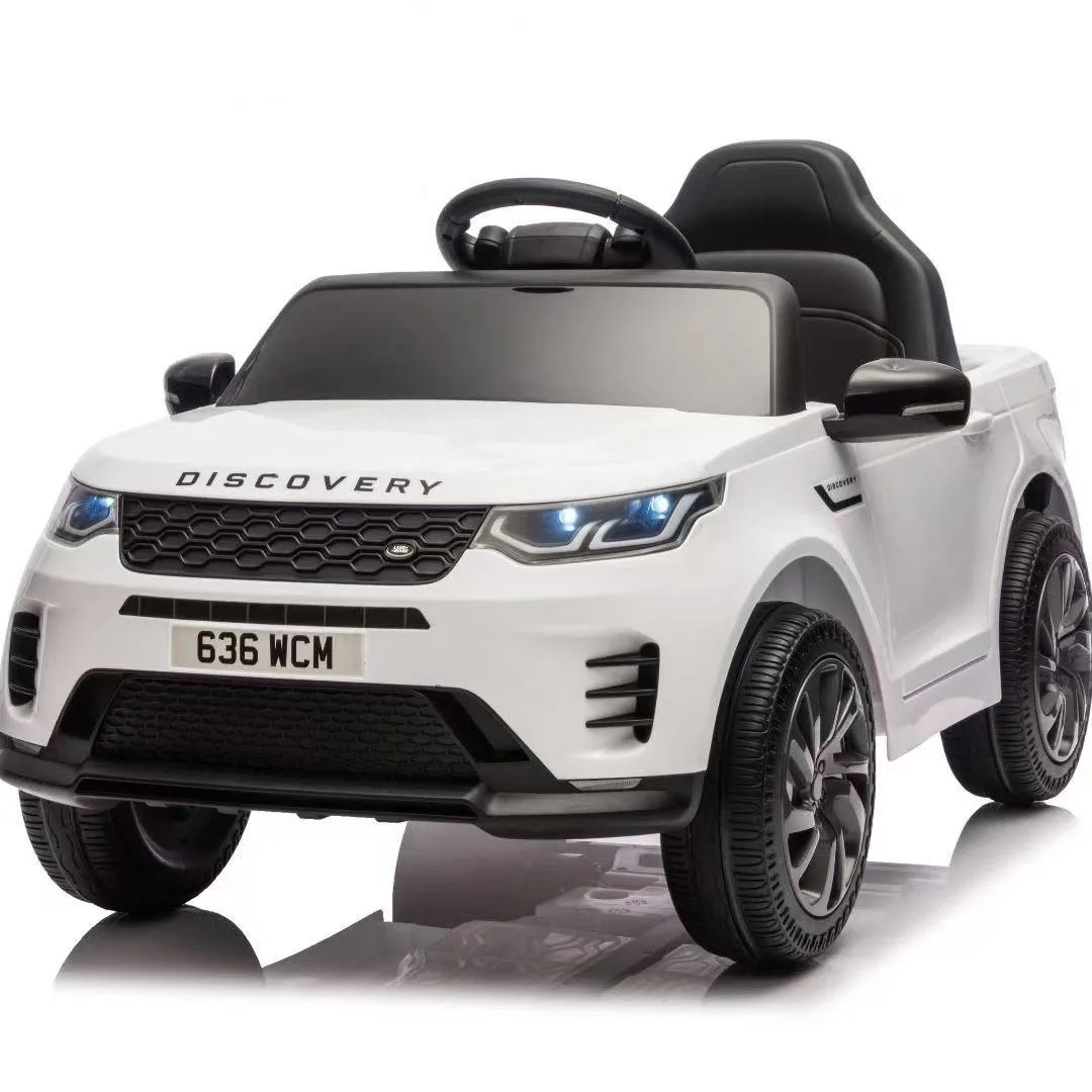 Land Rover Discovery Kids Ride-On Car With Rubber Wheels And Leather Seats - 12v (Ages 1-4) - Image 2