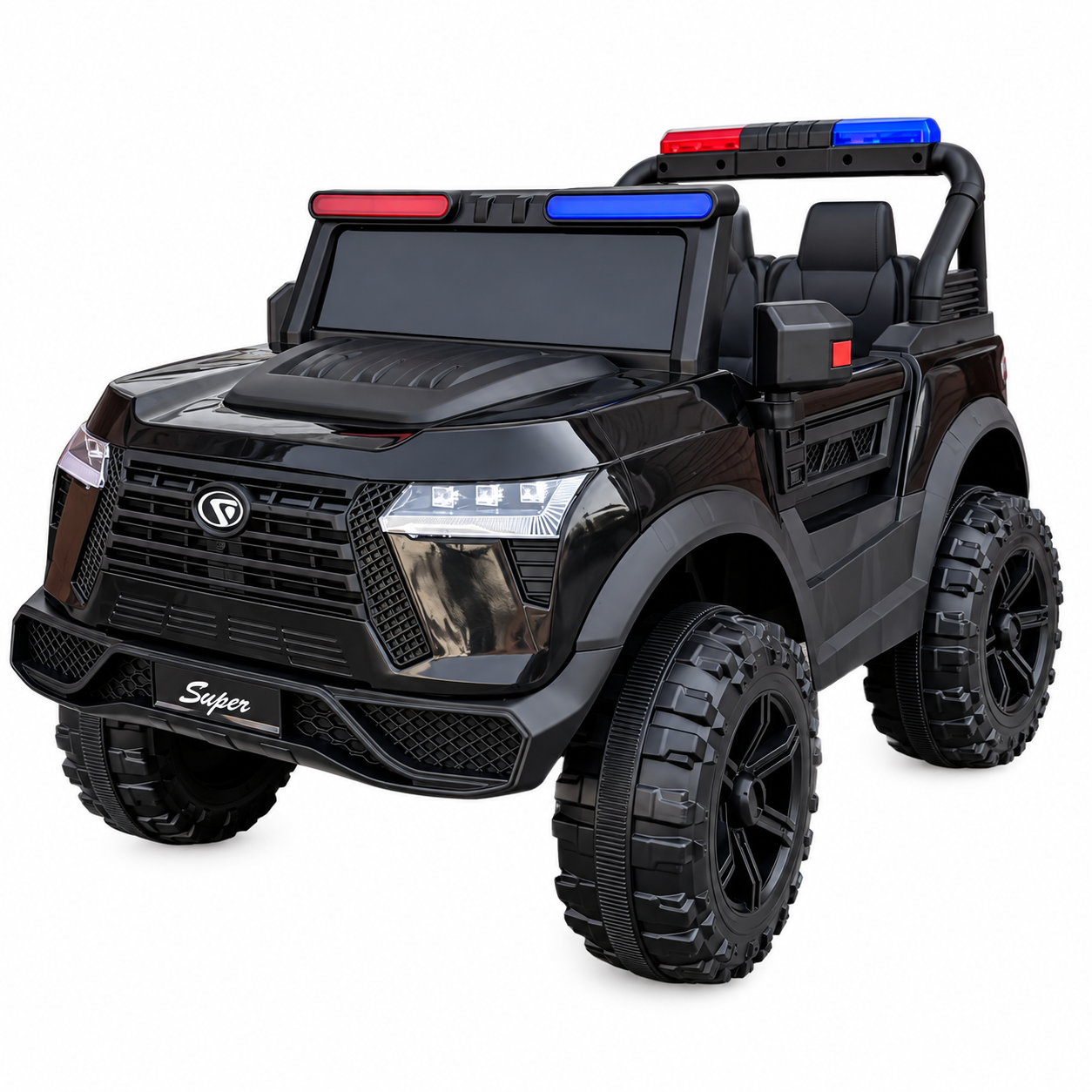 12V Kids Electric Police Lexus with Working Siren & Patrol Lights (Ages 1- 6)