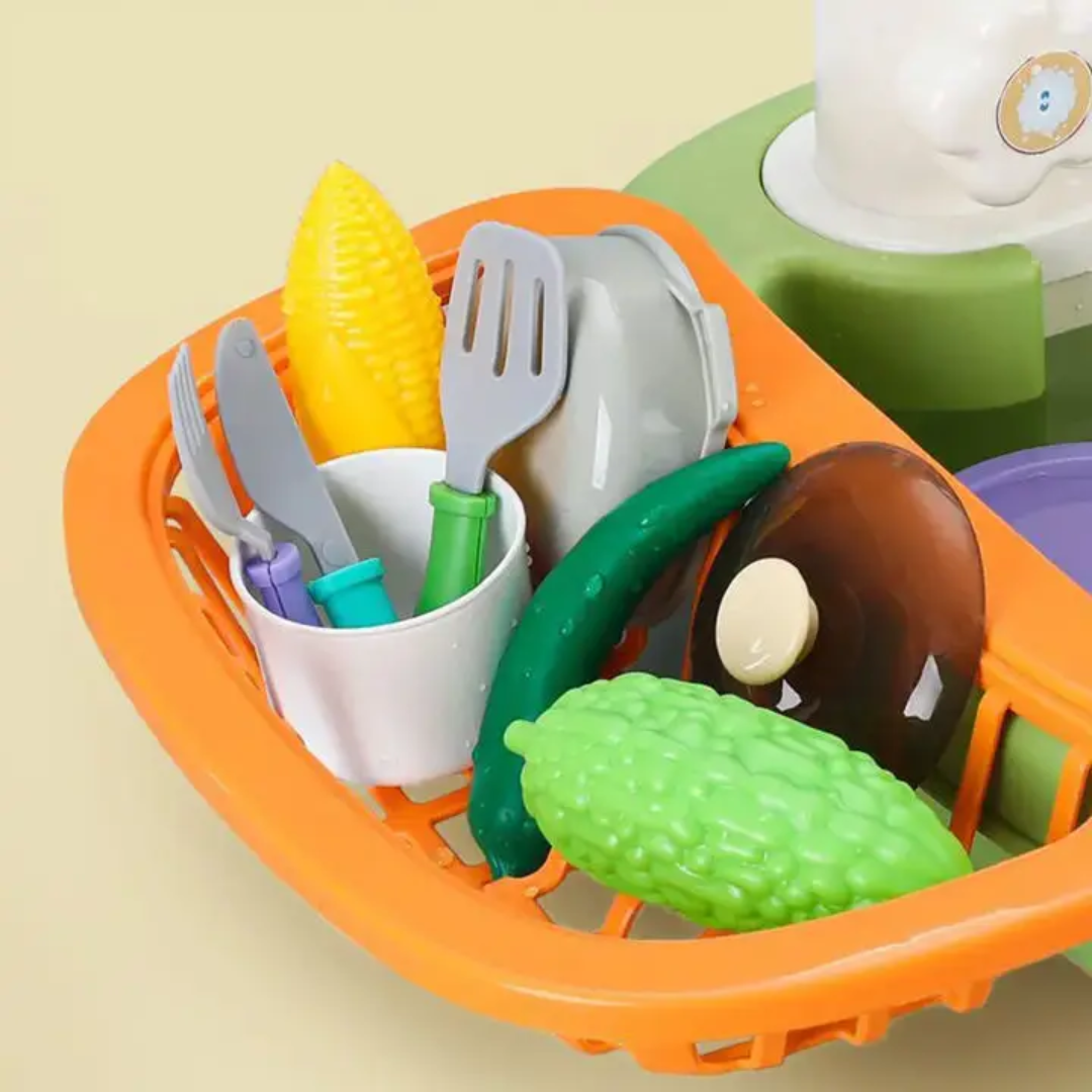 Fun Kitchen Sink Playset with Accessories - Image 3