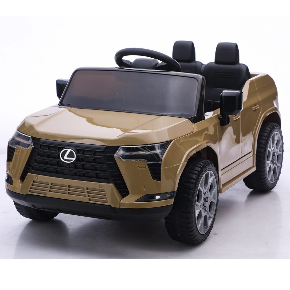 Licensed Lexus GX550 Overtrail Kids Ride-On SUV With Rubber Wheels And Leather Seats - 6v (Ages 1-4)