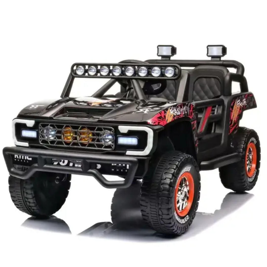 Off-Road Racing Kids Ride-On Buggy With Rubber Wheels and Leather Seat - 12v (ages 2-6) - Image 2