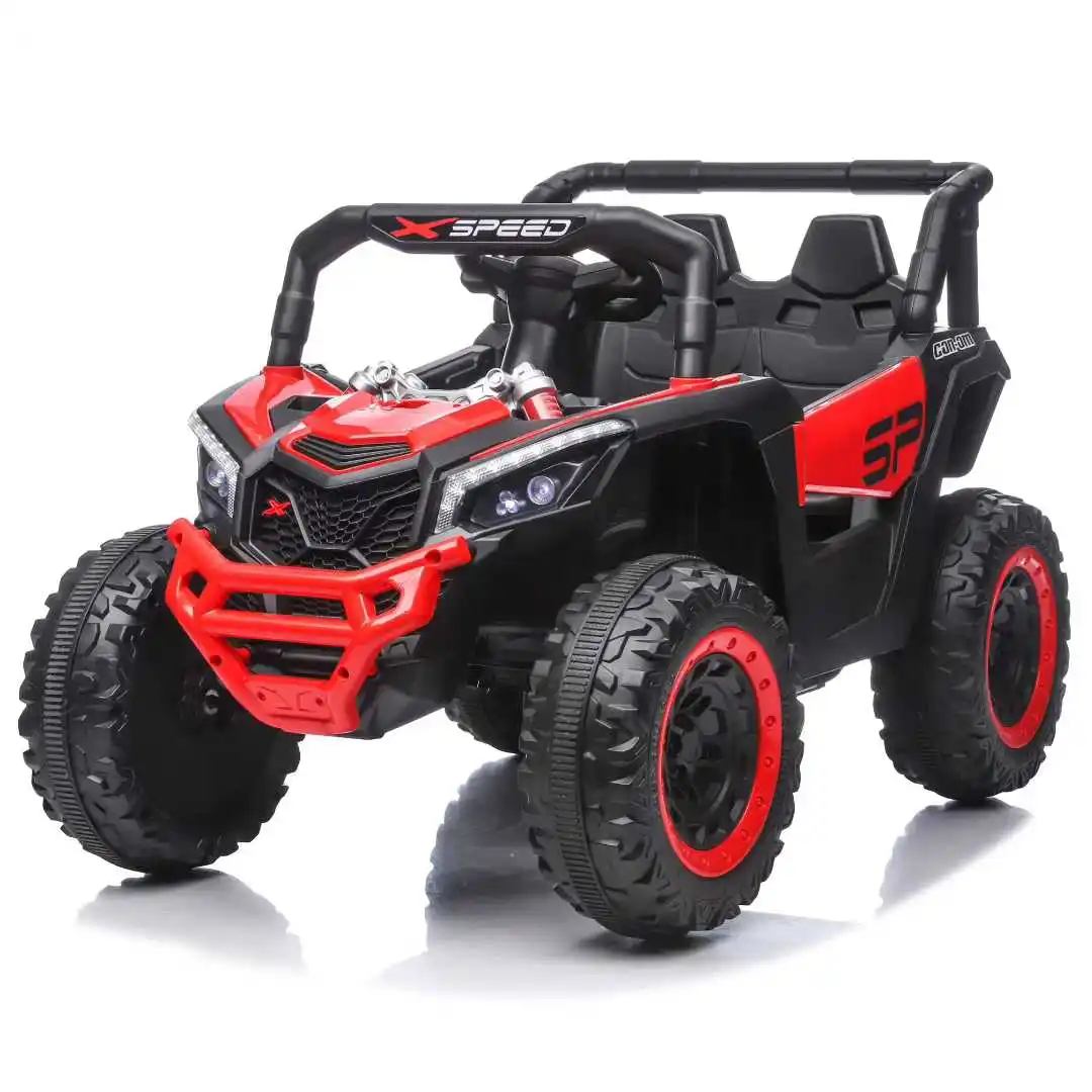 Can-Am Mini Style Kids Ride-On UTV With Rubeer Wheels And Leather Seats – 12V (Ages 1-4)
