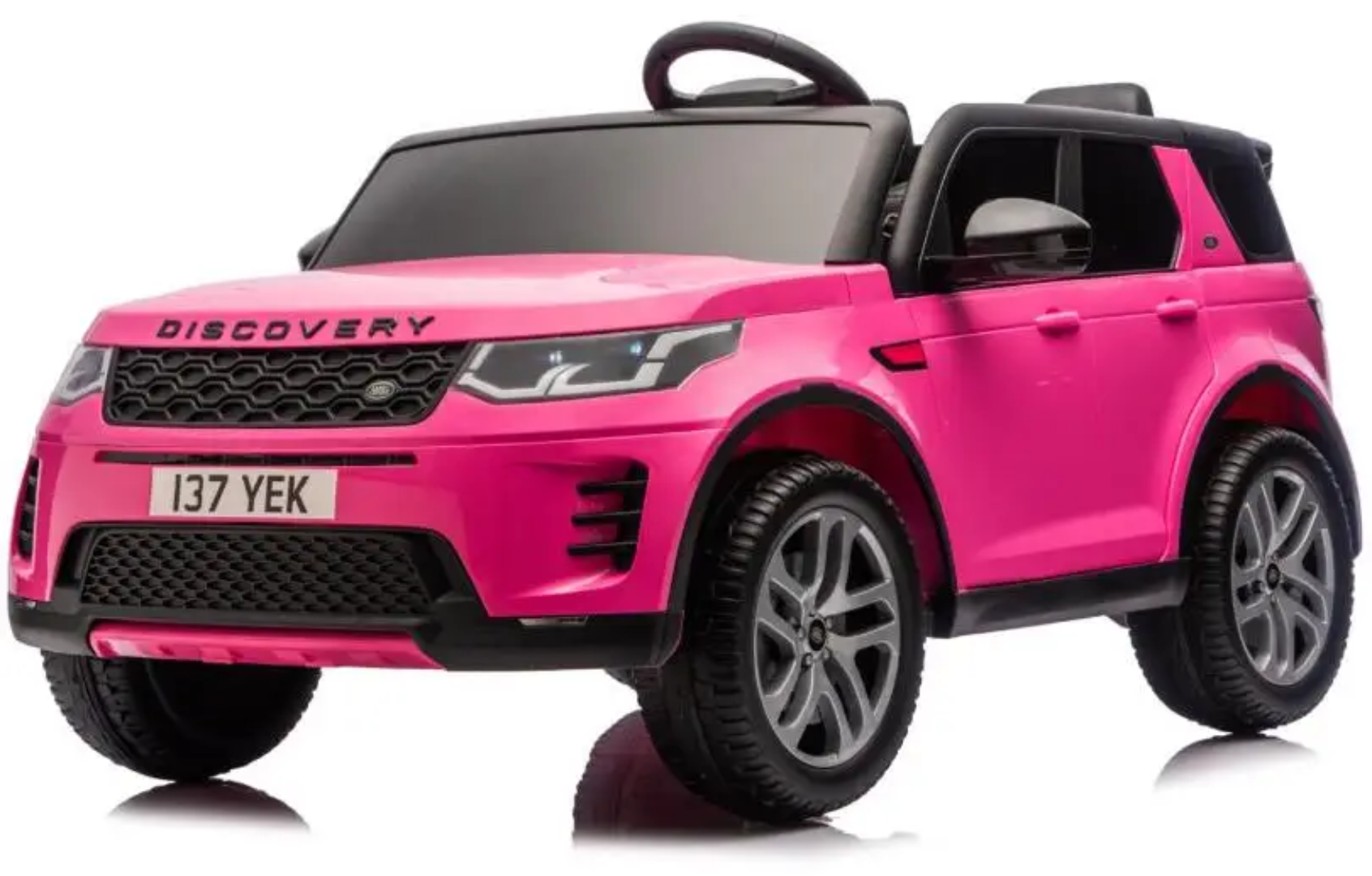2 Seater Land Rover Discovery Kids Ride-On Car With Rubber Wheels And Leather Seats - 12v (Ages 2-7) - Image 4