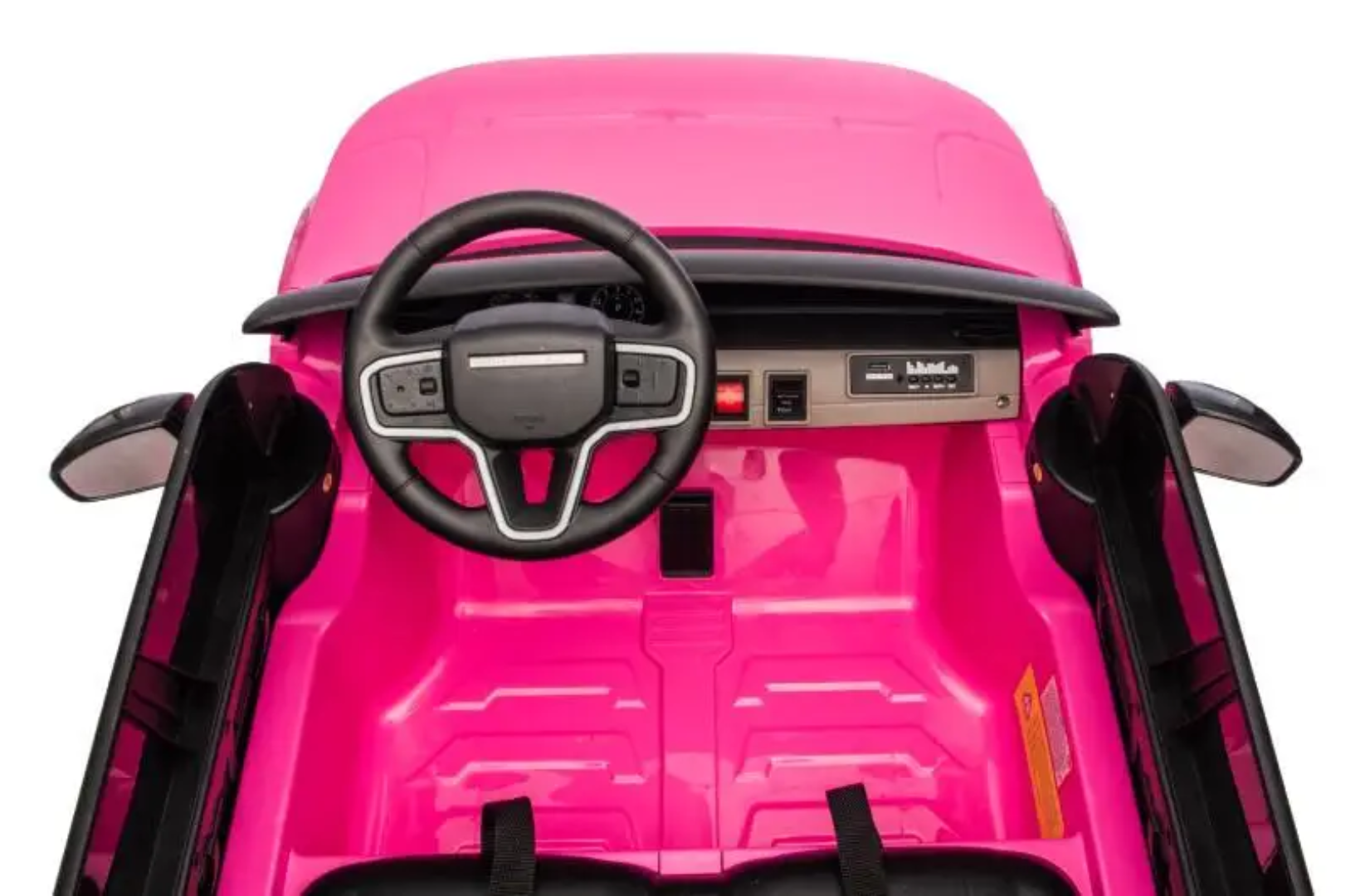 2 Seater Land Rover Discovery Kids Ride-On Car With Rubber Wheels And Leather Seats - 12v (Ages 2-7) - Image 6