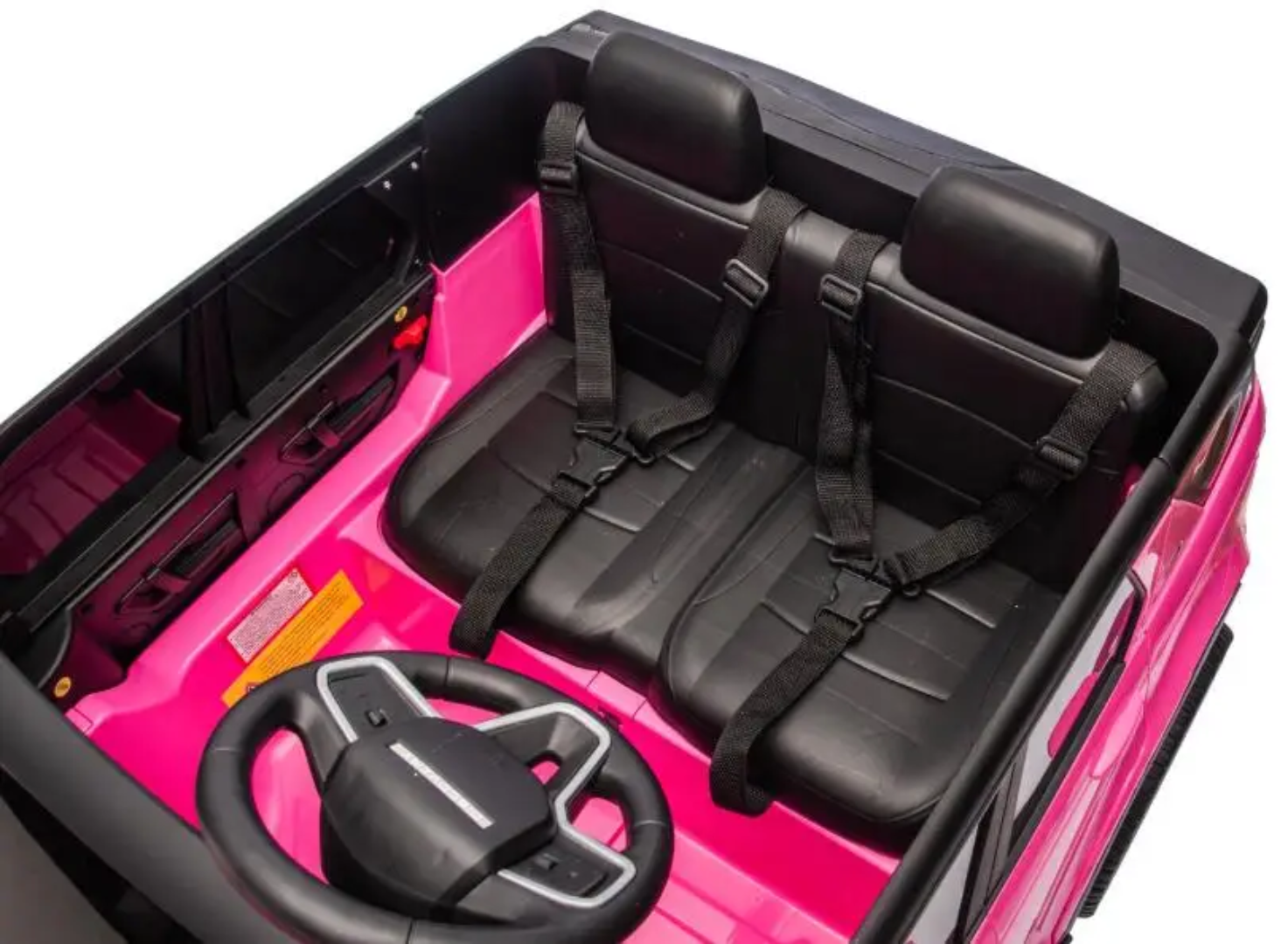2 Seater Land Rover Discovery Kids Ride-On Car With Rubber Wheels And Leather Seats - 12v (Ages 2-7) - Image 8