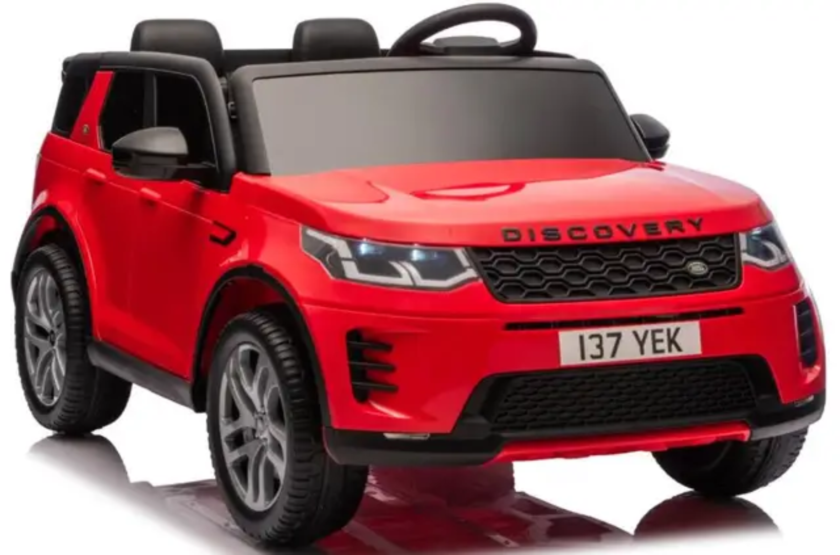 2 Seater Land Rover Discovery Kids Ride-On Car With Rubber Wheels And Leather Seats - 12v (Ages 2-7) - Image 2