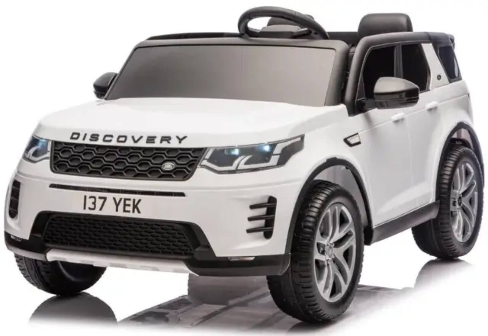 2 Seater Land Rover Discovery Kids Ride-On Car With Rubber Wheels And Leather Seats - 12v (Ages 2-7) - Image 3