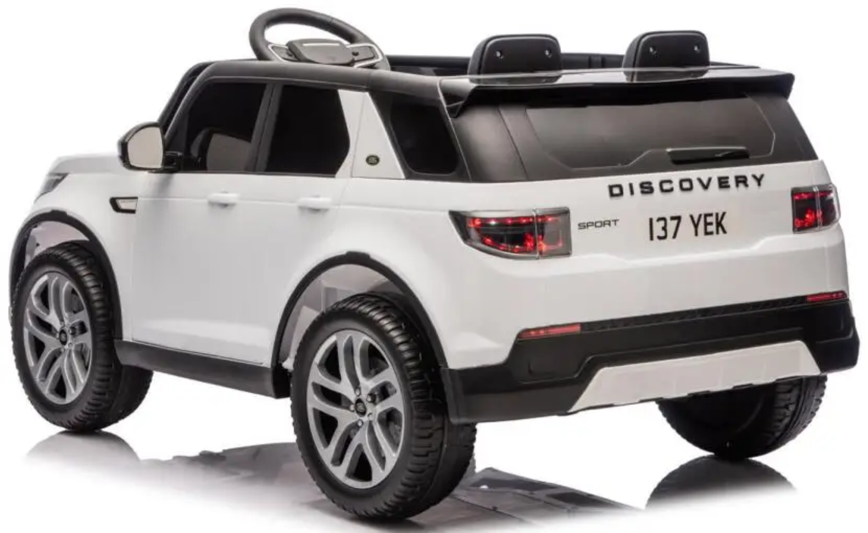 2 Seater Land Rover Discovery Kids Ride-On Car With Rubber Wheels And Leather Seats - 12v (Ages 2-7) - Image 9
