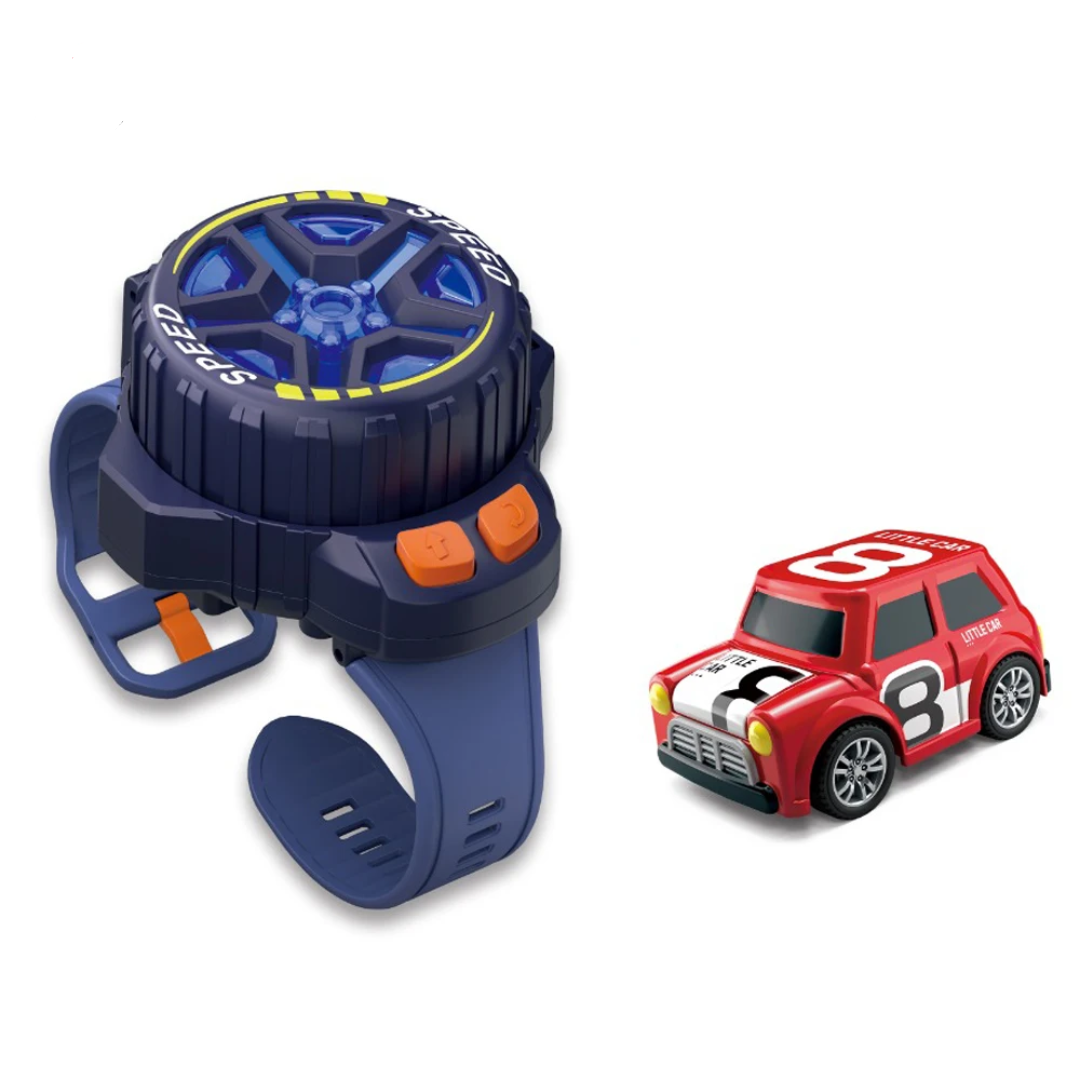 Mini RC Car with Watch Remote Blue