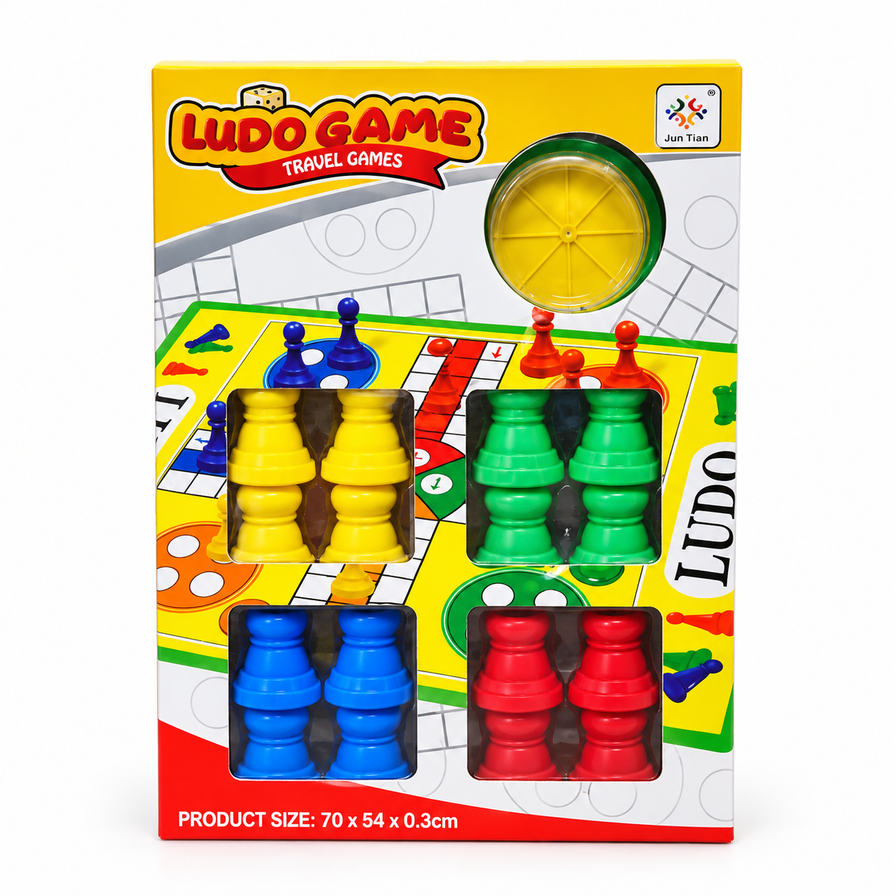 Giant Ludo Floor Mat Game with Dice Spinner