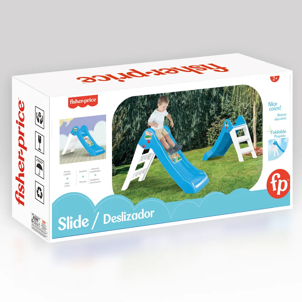 Dolu Fisher Price My First Toddler Slide - Blue - Image 4